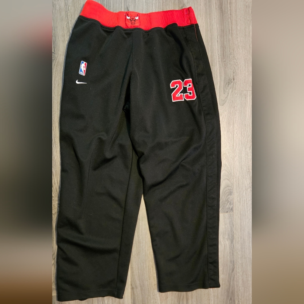 Black Nike Vintage Michael Jordan Break Away Pants with Red Number 23